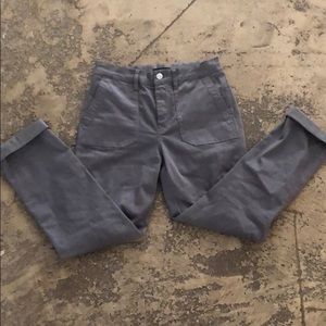 JCREW “vintage straight cargo” grey pant !